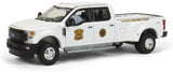 GREENLIGHT 2017 FORD F-350 DUALLY DETROIT MICHIGAN MOUNTED POLICE WHITE NEW ON CARD