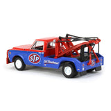 GREENLIGHT 1971 CHEVROLET C-30 DUALLY WRECKER STP OIL TREATMENT BLUE/RED NEW ON CARD