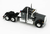 DCP / FIRST GEAR 1/64  KENWORTH W900A IN GRAY/RED WITH QUAD AXLE HEAVY HAUL TRAILER   *****60-1060