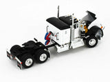 DCP / FIRST GEAR 1/64  KENWORTH W900A IN WHITE/WHITE JEEP WITH QUAD AXLE HEAVY HAUL TRAILER   TRAILER *****60-1062