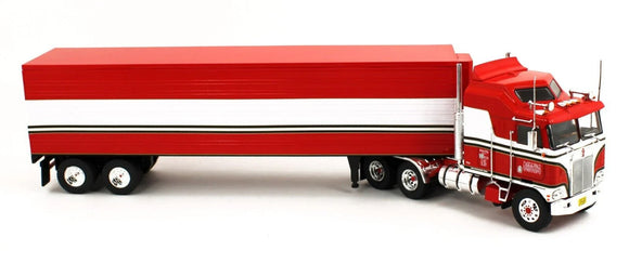 1/43 SCALE KENWORTH K100 WITH TRAILER FROM THE TV SERIES BJ AND THE BEAR