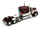 1/64 DCP / FIRST GEAR PETERBILT 379 TRI DRIVE RED/BLACK WITH GRAIN TRAILER 60-1529