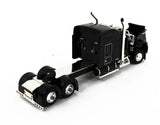 1/64 DCP / FIRST GEAR  KENWORTH W900 BLACK/BLACK WITH TIPPER TRAILER 60-1846