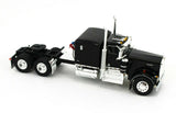 DCP / FIRST GEAR 1/64  KENWORTH W900A IN BLACK/BLACK JEEP WITH QUAD AXLE HEAVY HAUL TRAILER   TRAILER *****60-1061