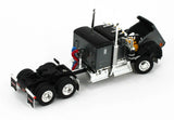 DCP / FIRST GEAR 1/64  KENWORTH W900A IN GRAY/RED WITH QUAD AXLE HEAVY HAUL TRAILER   *****60-1060