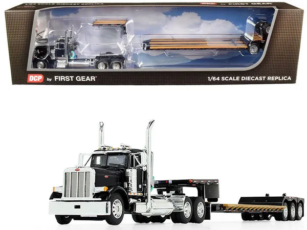 DCP ピータービルト 379 ウィズ　ステップデッキ　トレーラー First Gear DCP 1/64 Peterbilt 379 ステップデッキトレーラー付き