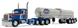 1/64 Dcp / First Gear EXCLUSIVE Peterbilt 389 TRI DRIVE FINNESGARD TRUCKING With TRI AXLE TANKER Trailer 60-2165