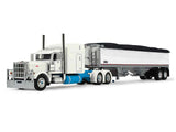 1/64 Dcp / First Gear EXCLUSIVE Peterbilt 389 CAPITOLA TRUCKING With Grain Trailer 60-2207