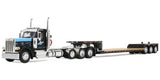 Dcp / First Gear 1/64 Peterbilt 359 Tri Drive Cappello Heavy Transport With Tri Axle Lowboy With Flip Over Axle Trailer*****60-2267