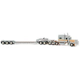 1/64 Dcp EXCLUSIVE CAPITOLA TRUCKING Peterbilt 389  Tri Drive & Heavy Lowboy Tri Axle Trailer WITH Jeep 60-2286