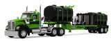 1/64 Dcp / First Gear Kenworth W990 IN GREEN/BLACK With LIQUID FERTILIZER Trailer 60-2289