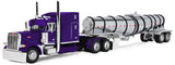 1/64 Dcp / First Gear Peterbilt 379 WILD ORCHARD With TANKER Trailer 60-2354