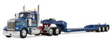 1/64 Scale KENWORTH W900L Sid Kamp With Tri Axle Lowboy Trailer 60-2356
