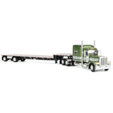 1/64 Scale Dcp / First Gear EXCLUSIVE Peterbilt 389 ZIMMERMAN TRANSPORT With Matching Drop Deck Trailer 60-2401