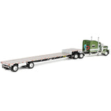 1/64 Scale Dcp / First Gear EXCLUSIVE Peterbilt 389 ZIMMERMAN TRANSPORT With Matching Drop Deck Trailer 60-2401