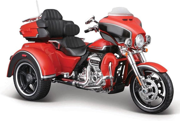 1/12 MAISTO H:D CUSTOM HARLEY-DAVIDSON 2021 CVO TRI GLIDE ORANGE NEW IS DISPLAY BOX