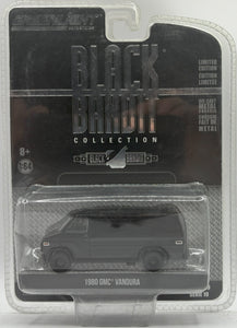GREENLIGHT 1980 GMC VANDURRA BLACK BANDIT BLACK NEW ON CARD