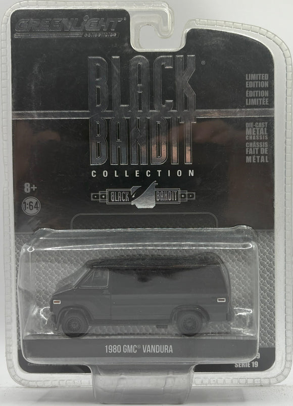 GREENLIGHT 1980 GMC VANDURRA BLACK BANDIT BLACK NEW ON CARD