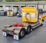 ICONIC REPLICAS 1/50 SCALE REFRIGERATED ROADWAYS TRANSPORT KENWORTH W900 AERODYNE ALLOY STEER