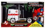1/24 Jada The Transformers GHOST BUSTERS Autobot Optimus Prime Comes New In Display Box