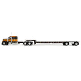 1/64 Scale Dcp / First Gear Peterbilt 379 BROWN/BRONZE COLOURED With Matching Drop Deck Trailer 68-2349