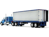 1/64 First Gear DCP 1/64 Kenworth W900A Flat Top Sleeper & Vintage Trailer with Reefer Legacy Series #2: Western Distributing "Crippled Cowboy" 69-2045