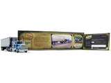 1/64 First Gear DCP 1/64 Kenworth W900A Flat Top Sleeper & Vintage Trailer with Reefer Legacy Series #2: Western Distributing "Crippled Cowboy" 69-2045