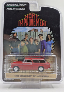 1/64 GREENLIGHT 1955 CHEVROLET BEL AIR NOMAD HOME IMPROVEMENT NEW ON CARD