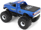 GREENLIGHT 1987 FORD F-250 KING OF CRUNCH BIGFOOT #6 BLUE NEW ON CARD