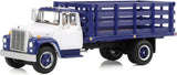 1/64 Dcp / First Gear 1970`S International LOADSTAR LIVESTOCK BODY IN BLUE/WHITE 69-2041