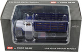 1/64 Dcp / First Gear 1970`S International LOADSTAR LIVESTOCK BODY IN BLUE/WHITE 69-2041