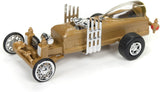 1/64 JOHNNY LIGHTNING THE MUNSTERS DRAG-U-LA GOLD NEW ON CARD