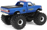 GREENLIGHT 1987 FORD F-250 KING OF CRUNCH BIGFOOT #6 BLUE NEW ON CARD