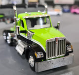 1/64 DCP / FIRST GEAR GREEN/BLACK KENWORTH W990 WITH TIPPER TRAILER 60-1660