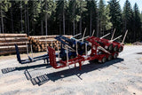 PRE ORDER 1/50 KENNEDY B-DOUBLE LOGGING TRAILERS IN RED NEW IN BOX
