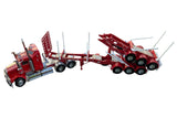 PRE ORDER 1/50 KENNEDY B-DOUBLE LOGGING TRAILERS IN RED NEW IN BOX