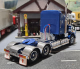 ICONIC REPLICAS 1/50 SCALE  SAR KENWORTH AERODYNE IN BLUE WITH BLUE CHASSIS SPIDERS