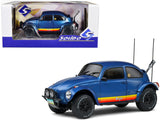 1/18 Solido 1975 Volkswagen Beetle Baja Blue Metallic New In Display Box