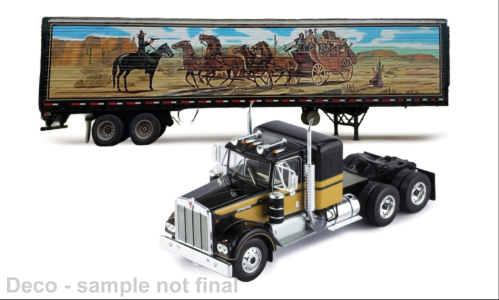 PRE ORDER DEPOSIT IXO 1/64 SMOKEY AND THE BANDIT W900 TRUCK AND TRAILER