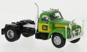 1/87 SCALE BREKINA HO 1953 MACK B-MODEL JOHN DEERE GREEN SINGLE DRIVE