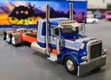 1/64 SCALE DCP / FIRST GEAR  PETERBILT 389 AND MOVING VAN TRAILER WITH MURAL 60-1841