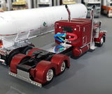 1/64 DCP / FIRST GEAR PETERBILT 389 AG DYNASTY WITH AMMONIA TANKER TRAILER 60-0584
