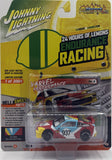 1/64 JOHNNY LIGHTNING 1989 HONDA CRX 24 HOURS OF LEMONS ENDURANCE RACING RED/BLUE/YELLOW NEW ON CARD