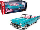1/18 Autoworld Barbie 1957 Chevy Bel Air Convertible BLUE New In Display box (Copy)