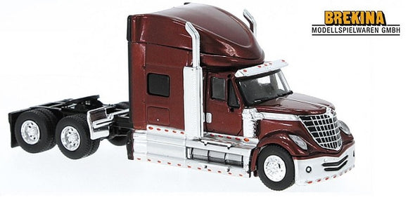 1/87 SCALE BREKINA HO LONESTAR BURGUNDY  BOGIE DRIVE