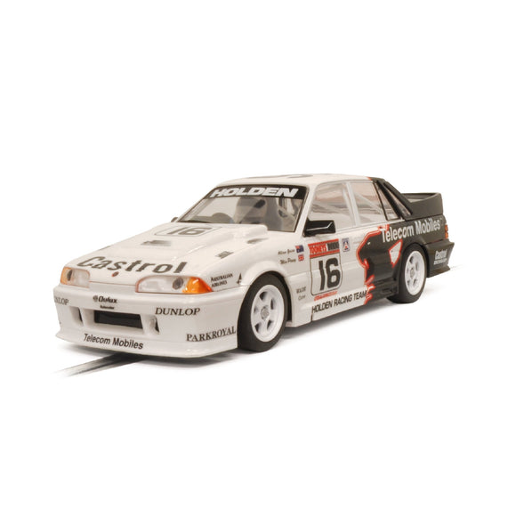 SCALEXTRIC HOLDEN VL COMMODORE 1990 BATHURST WINNER - GRICE + PERCY RACE SLOT CAR IN DISPLAY CASE