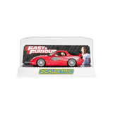 SCALEXTRIC 1/32 SCALE DOMS MAZDA RX7 FROM THE MOVIE FAST AND FURIOUS BRAND NEW IN DISPLAY CASE -- C4592