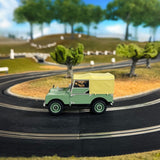 Scalextric ARMY Land Rover Series 1 Slot Car New In  Display Case