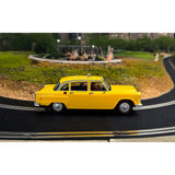 SCALEXTRIC 1/32 JAMES BOND CHECKER TAXI CAB - LIVE AND LET DIE SLOT CAR New In  Display Case C4606