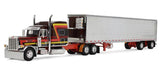 1/64 Dcp BIG RIGS  Peterbilt 389 HURRICANE EXPRESSWith Refrigerated Trailer 69-2073